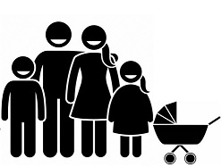 UrbanBlue Familientarif inkl. Kinderwagen (Gruppentür)